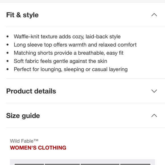 Women's Waffle Long Sleeve
Pajama Set - Wild Fable Blue Bunny L Christmas - Picture 10 of 10